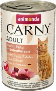 Animonda Karma Carny Adult smak: kurczak, indyk, kacze serca - karma mokra dla kota - 400g 1