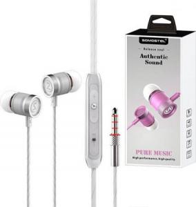 Słuchawki Somostel CS03 Srebrne 2