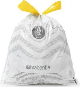Brabantia Worki na śmieci PerfectFit rozmiar A 3L 40szt 137600 2