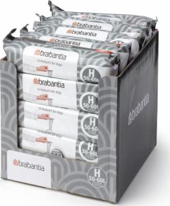 Brabantia Worki na śmieci PerfectFit rozmiar H 50-60L 20szt 138706 2