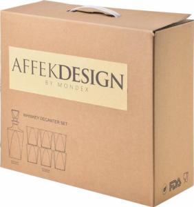 Affek Design EVA TRIANGLE Karafka+6 szklanek 280ml/780ml 2