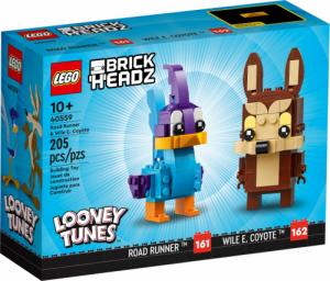 LEGO BrickHeadz Struś Pędziwiatr i Wiluś E. Kojot (40559) 1
