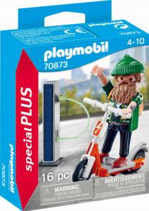 Playmobil Zestaw z figurką Special Plus 70873 Hipster z elektryczną hulajnogą 1