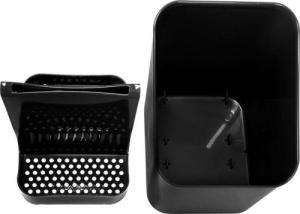 Vilde Ociekacz stojak koszyk pojemnik na sztućce przybory kuchenne organizer kuchenny czarny 5