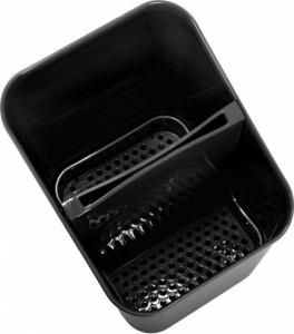 Vilde Ociekacz stojak koszyk pojemnik na sztućce przybory kuchenne organizer kuchenny czarny 6