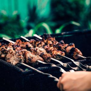 BBQ Szpikulce do szaszłyków na grill 3 sztuki 45 cm 4