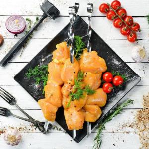 BBQ Szpikulce do szaszłyków na grill 3 sztuki 45 cm 5