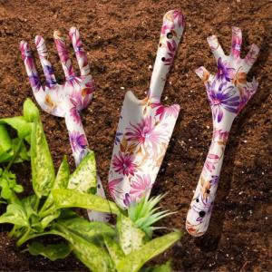 ProGarden Narzędzia ogrodowe łopatka widełki grabki pazurki zestaw narzędzi ogrodowych do ogrodu 3 elementy 2