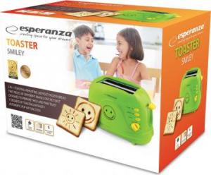 Toster Esperanza SMILEY EKT003 (750W kolor zielony) 4