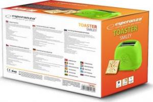 Toster Esperanza SMILEY EKT003 (750W kolor zielony) 6