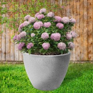 Vilde Doniczka donica okrągła ogrodowa zewnętrzna duża 37,5x48x48 cm 2