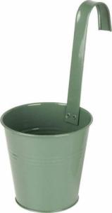 Vilde Kwietnik doniczka wisząca osłonka metalowa balkonowa tarasowa zawieszana wieszak na doniczkę balkon 3