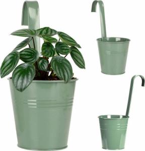 Vilde Kwietnik doniczka wisząca osłonka metalowa balkonowa tarasowa zawieszana wieszak na doniczkę balkon 8