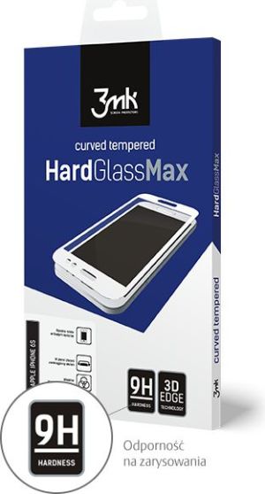 3MK Szkło hartowane Hard Glass Max do Apple iPhone 6 Plus białe 1