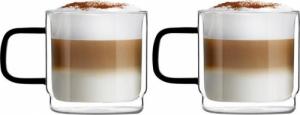 Vialli Design Komplet 2 szklanek z podwójna ścianką Carbon 320 ml 8555 1