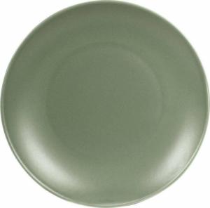 Orion Talerz deserowy płaski płytki ceramiczny talerzyk na desery zielony ALFA 21,5 cm 1