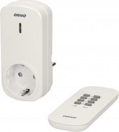 Orno Bezprzewodowe gniazdo sterowane pilotem 1+1, wersja schuko 2