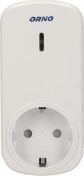 Orno Bezprzewodowe gniazdo sterowane pilotem 1+1, wersja schuko 4