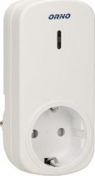 Orno Bezprzewodowe gniazdo sterowane pilotem 1+1, wersja schuko 5