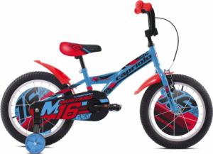 Capriolo Rower dziecięcy Mustang 16" - model 2021 - Kolor niebiesko-czarno-czerwony 1
