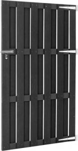 vidaXL vidaXL Bramka ogrodowa, WPC, 100 x 180 cm, szara 3