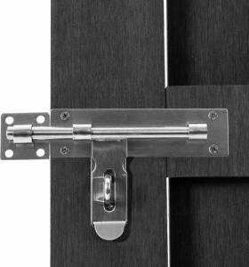 vidaXL vidaXL Bramka ogrodowa, WPC, 100 x 180 cm, szara 4