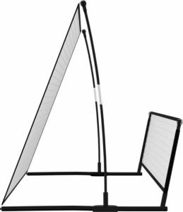vidaXL Rebounder do piłki nożnej 2-w-1, 202x104x120 cm, stal 4