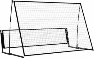 vidaXL Rebounder do piłki nożnej 2-w-1, 202x104x120 cm, stal 5