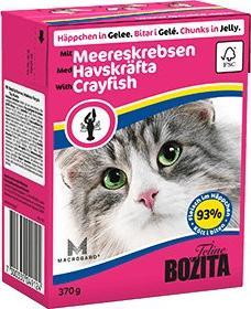 Bozita Mięsne kawałki z rakiem w galaretce 370g 2