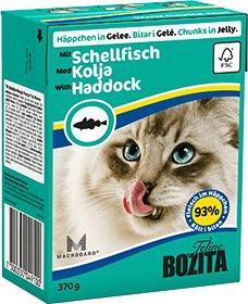 Bozita BOZITA Mięsne kawałki z łupaczem w galaretce 370g 2