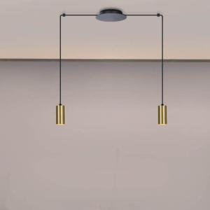 Lampa wisząca Kaja Wisząca lampa minimalistyczna Vigo K-4891 metalowe oprawki patyna 1