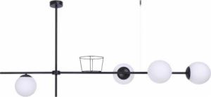 Lampa wisząca Kaja Dekoracyjna lampa wisząca VUELTA K-4737 zwis z kwietnikiem czarny 3