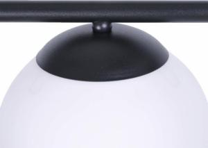 Lampa wisząca Kaja Dekoracyjna lampa wisząca VUELTA K-4737 zwis z kwietnikiem czarny 4