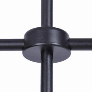 Lampa wisząca Kaja Dekoracyjna lampa wisząca VUELTA K-4737 zwis z kwietnikiem czarny 5