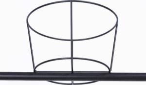 Lampa wisząca Kaja Dekoracyjna lampa wisząca VUELTA K-4737 zwis z kwietnikiem czarny 7