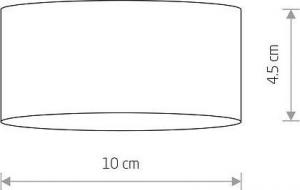 Lampa sufitowa Nowodvorski Plafon okrągły FLEA czarny downlight lampa natynkowa do gabinetu 4