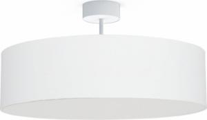 Lampa sufitowa Nowodvorski Przysufitowa lampa okrągła Violet 7958 materiałowy plafon biały 1