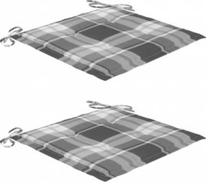 vidaXL vidaXL Krzesła ogrodowe z poduszkami, 2 szt., drewno akacjowe 7