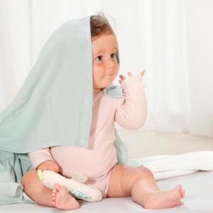 Fehn Muślinowe Pieluszki i Maskotka z Grzechotką, Konik 5