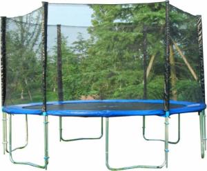 Trampolina ogrodowa vidaXL Trampolina z siatką zabezpieczającą 4,3 m akcesoria 1