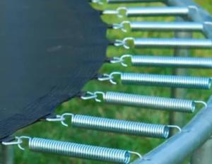 Trampolina ogrodowa vidaXL Trampolina z siatką zabezpieczającą o średnicy 3,7 m 4