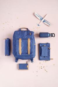 Piórnik Fresk Fresk Piórnik Złote kropki Indigo 3