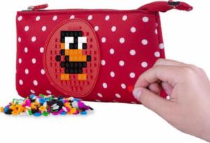 Piórnik PIXIE Neoprenowy Piórnik na Suwak, Kosmetyczka, Saszetka, PIXIE CREW, Czerwony, Czerwony Panel 5