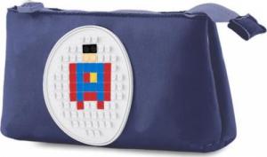 Piórnik PIXIE Neoprenowy Piórnik na Suwak, Kosmetyczka, Saszetka, PIXIE CREW, Granatowy, Panel Świecący w Ciemności 5