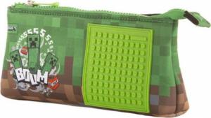 Piórnik PIXIE Neoprenowy Piórnik na Suwak, Kosmetyczka, Saszetka, PIXIE CREW, MINECRAFT 2