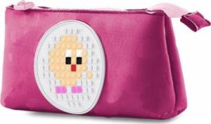 Piórnik PIXIE Neoprenowy Piórnik na Suwak, Kosmetyczka, Saszetka, PIXIE CREW, Purpurowy, Panel Świecący w Ciemności 3