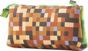 Piórnik PIXIE Neoprenowy Piórnik na Suwak, Kosmetyczka, Saszetka, PIXIE CREW, Zielona Kostka, Zielony Panel 5