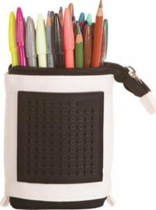 Piórnik PIXIE Pionowy Piórnik na Suwak, PIXIE CREW, Czarny, Czarny Panel 2