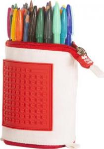 Piórnik PIXIE Pionowy Piórnik na Suwak, PIXIE CREW, Czerwony, Czerwony Panel 8