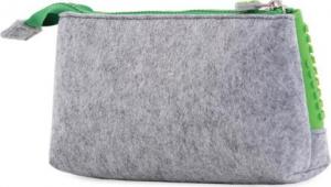 Piórnik PIXIE Piórnik na Suwak, Kosmetyczka, Saszetka, PIXIE CREW, Szary, Zielony Panel 7